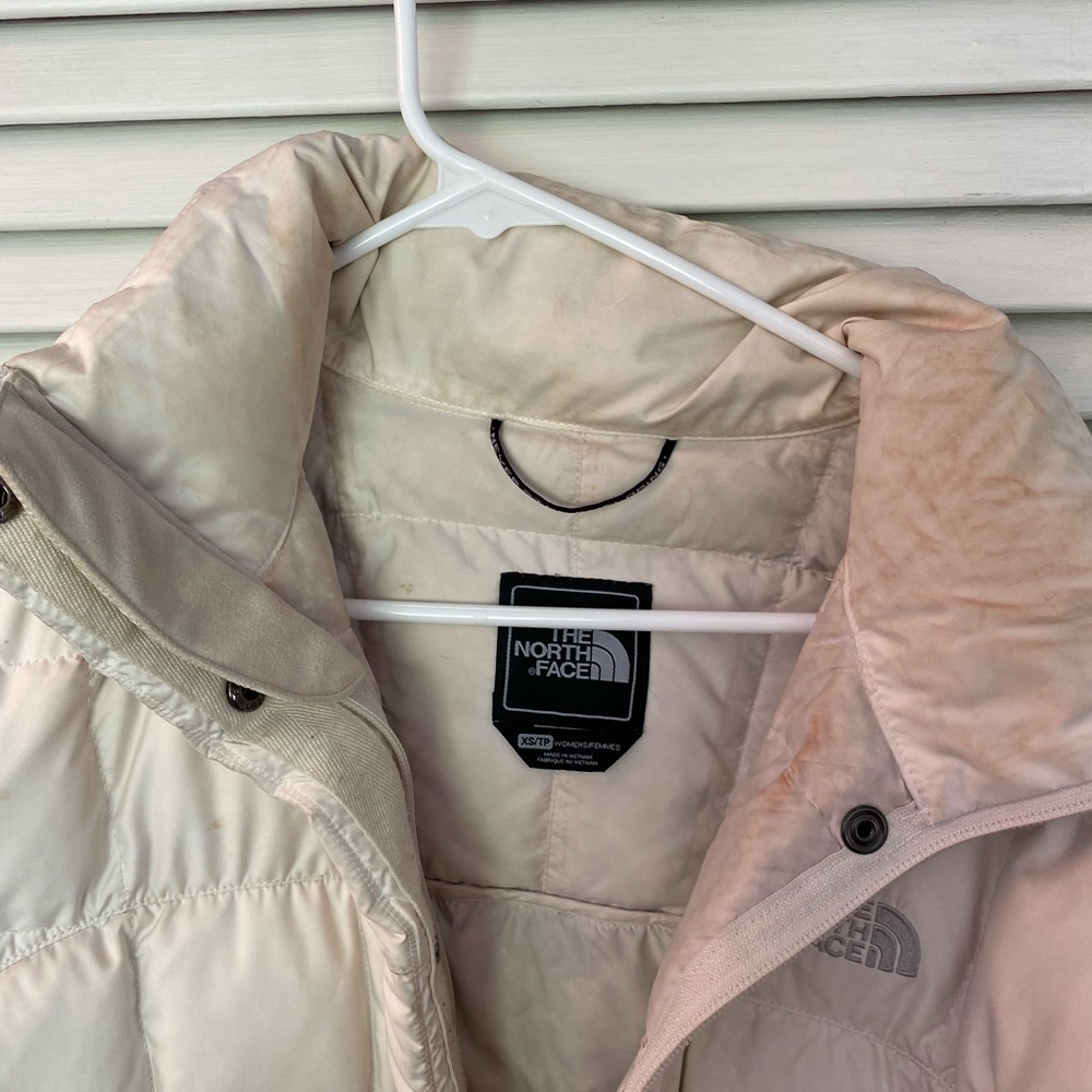 Womens north face long down jacket